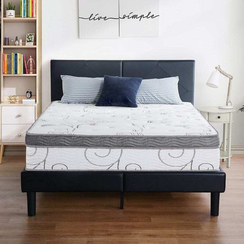 Olee Sleep Memory Foam 13 Inch Plush Galaxy Euro Box Top Spr