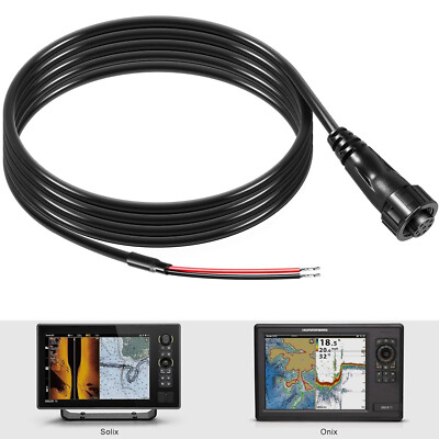 for Humminbird PC12 6ft Power Cord Cable for ION ONIX GPS Fishfinders 720085-1