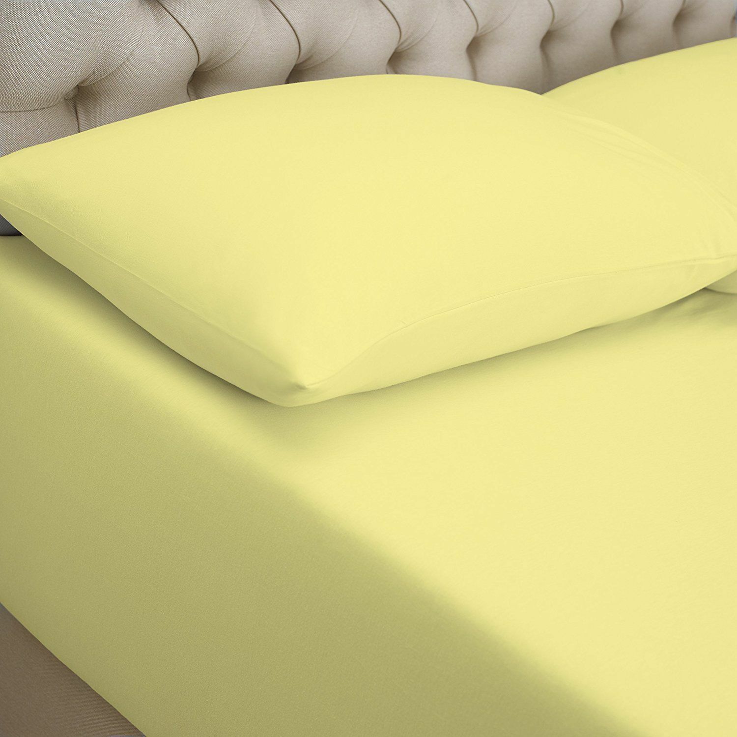EXTRA DEEP FITTED SHEET JERSEY STYLE GREAT KNOT COMBED COTTON 15, 20
