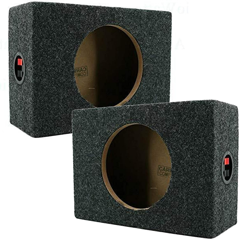 2X  CA-65CB 6.5- Inch Vented Speaker Box Enclosure Carpet Texture Termi