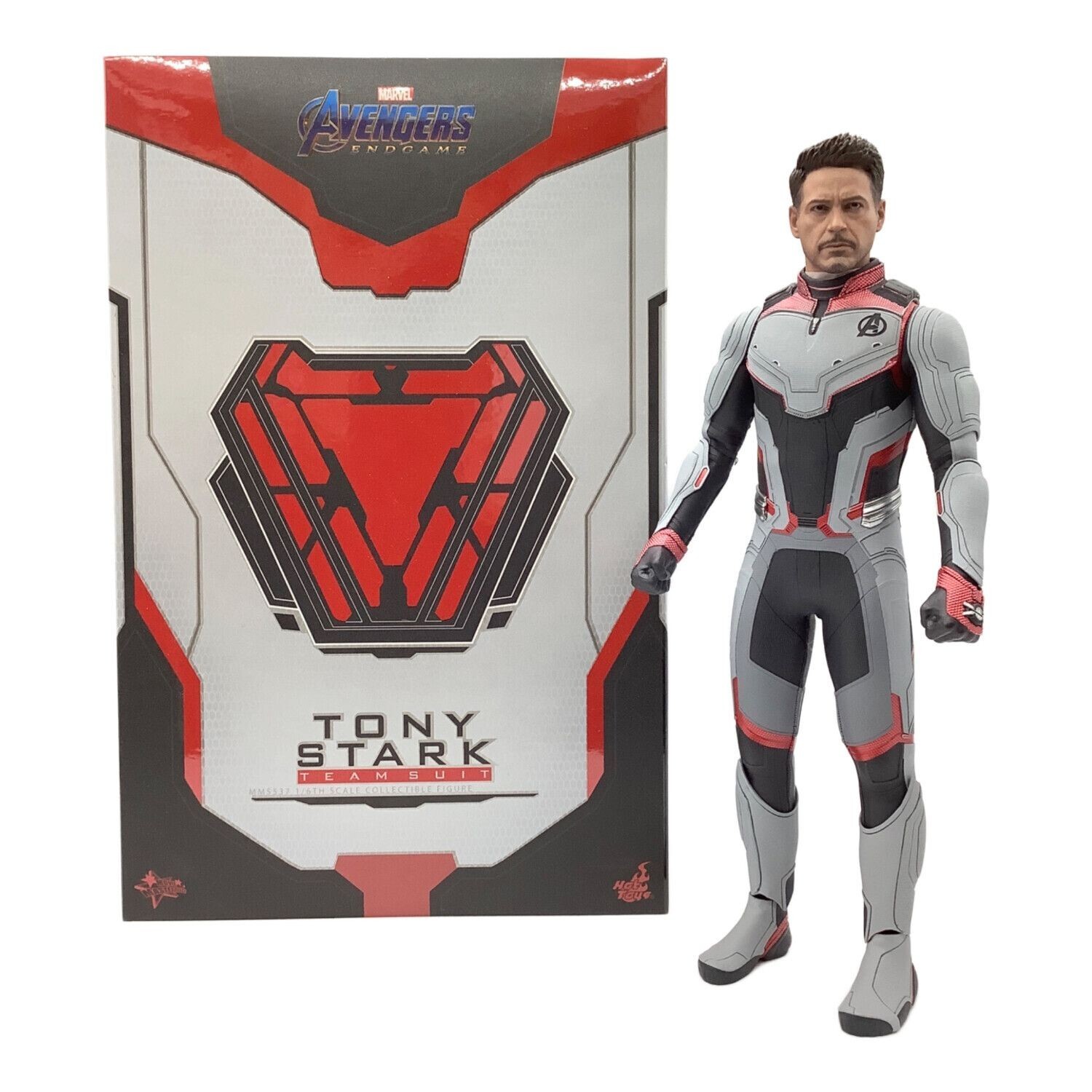 新品 MARVEL アベンジャーズ TONY STARK チームスーツフィギュア Marvel Tony Stark (Team Suit) Sixth Scale Figure by Hot Toys