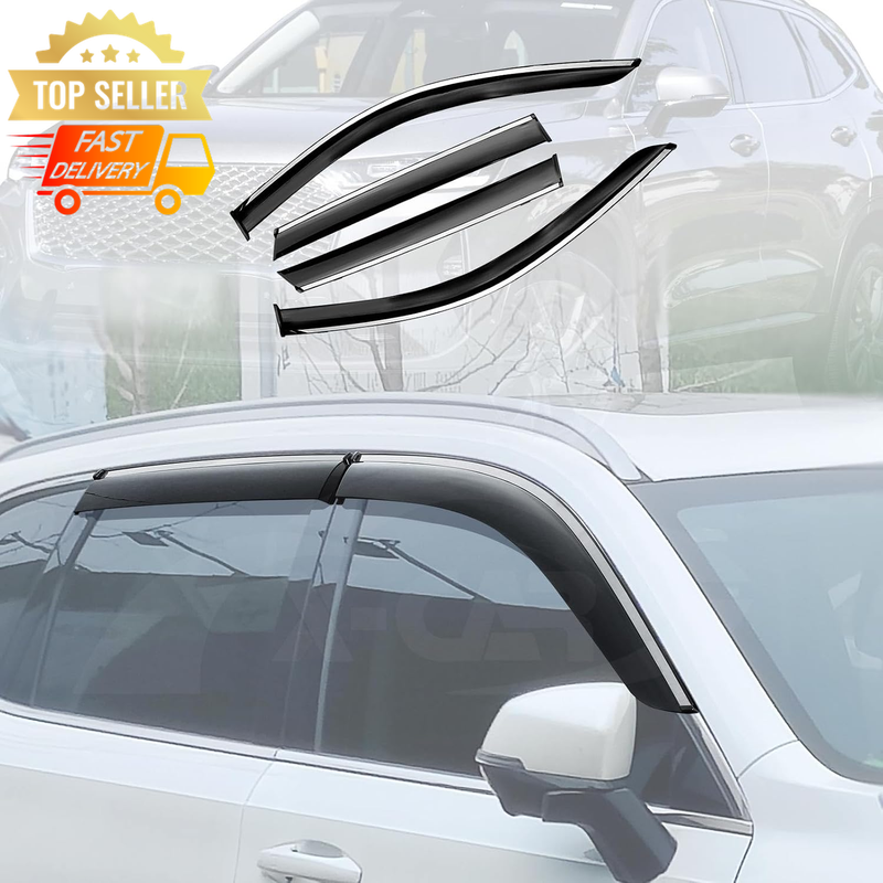 GWM Haval H6 2021+ Weathershields Wind Deflectors 4-Piece Set Window Visors