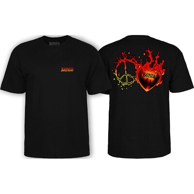Bones Wheels Heart & Soul Men's Short Sleeve T-Shirt - X