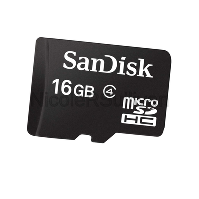 SanDisk Mobile Class4 MicroSDHC Flash Memory Card- SDSDQM-B35A with Adapter 1...