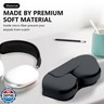 Maxjoy for Apple Airpods Max Smart Case Cover, Soft PU Leather Protective Cover Accessories for Airpod Max with Sleep Mode, Anti-Dust Travel Carrying Case for Airpods Pro Max Headphones, Dark Gray