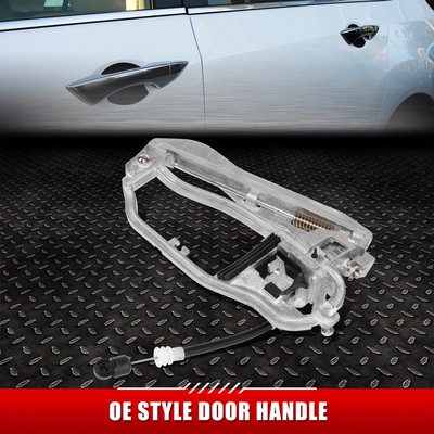 ДЛЯ 00-06 BMW X5 СЕРЕБРИСТОГО ЦВЕТА ГОЛОЕ ОСНОВАНИЕ НАРУЖНОЙ ДВЕРНОЙ РУЧКИ ЗАДНЕЙ ЛЕВОЙ СТОРОНЫ С КАБЕЛЕМ