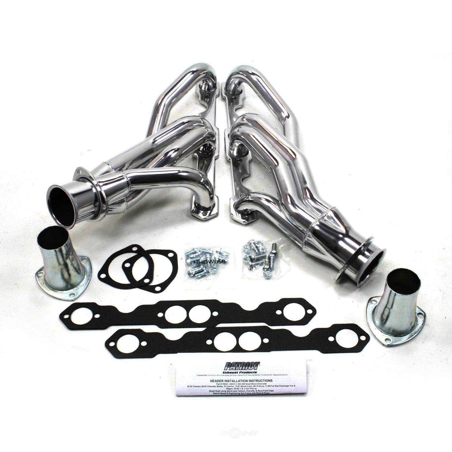 Patriot Exhaust Coated Headers - SBC A-F & G Body H8021-1 Patriot Exhaust Coated Headers - SBC A-F & G Body H8021-1