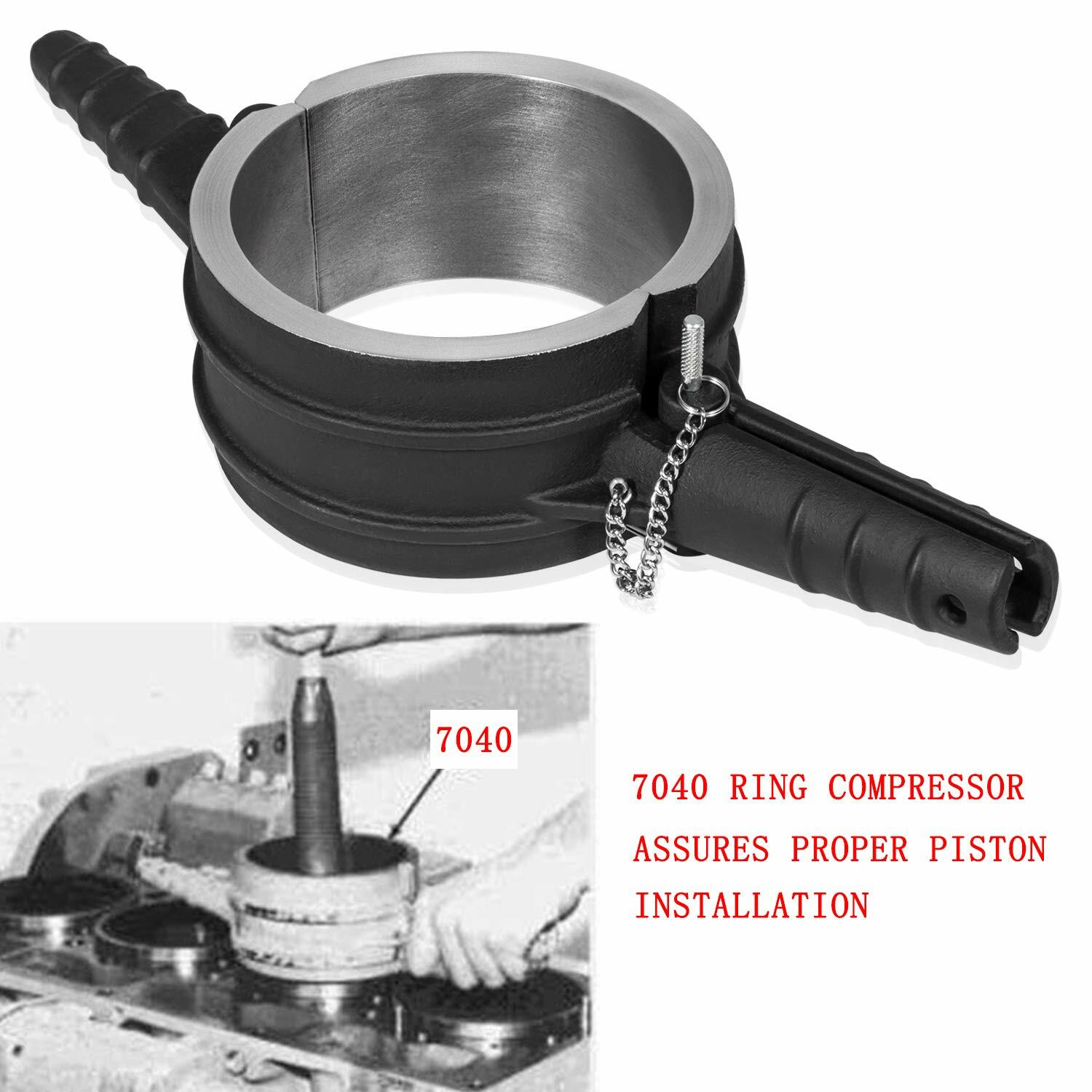 Diesel Piston Ring Compressor 5.4" Bore For Cummins Isx, Cat 3400, C15