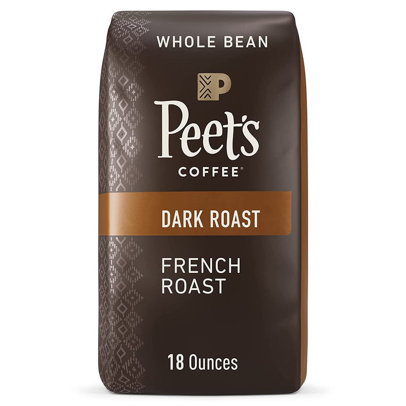 Peet'S Coffee Dark Roast Whole Bean Coffee - French Roast 18 Ounce