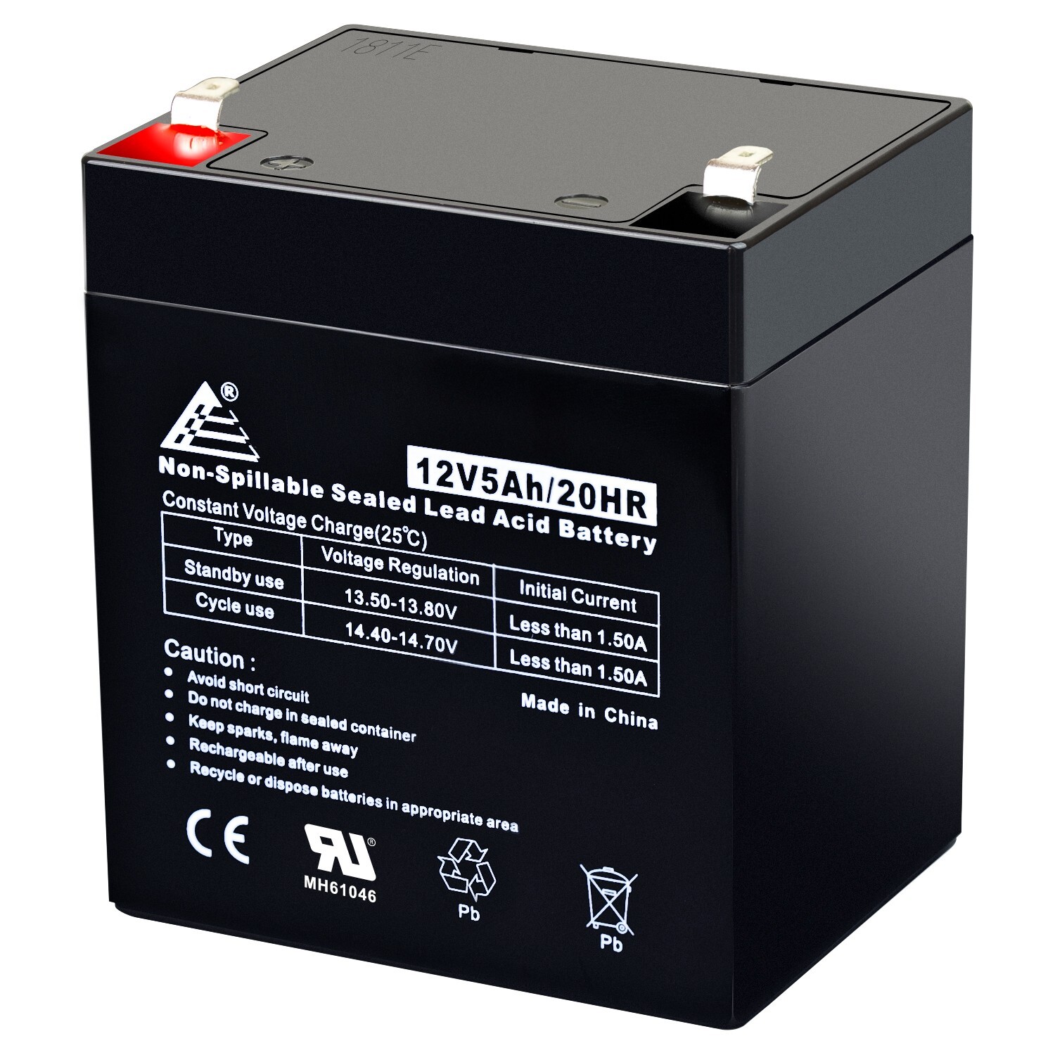 12V 5AH SLA Battery for Casil CA1240 Alarm Control System
