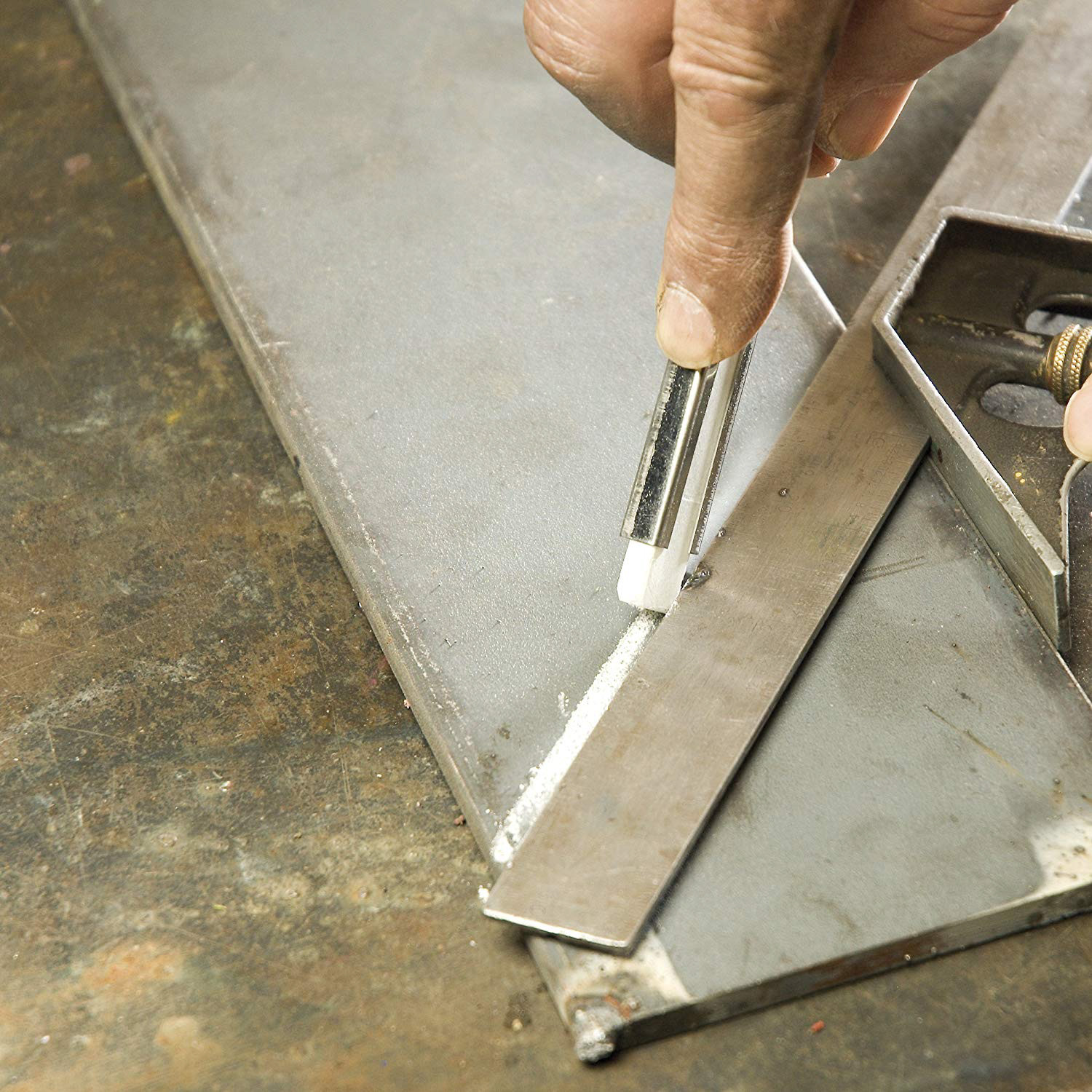 Markal Flat Soapstone Holder Welding Metal Work Pocket Clip 5