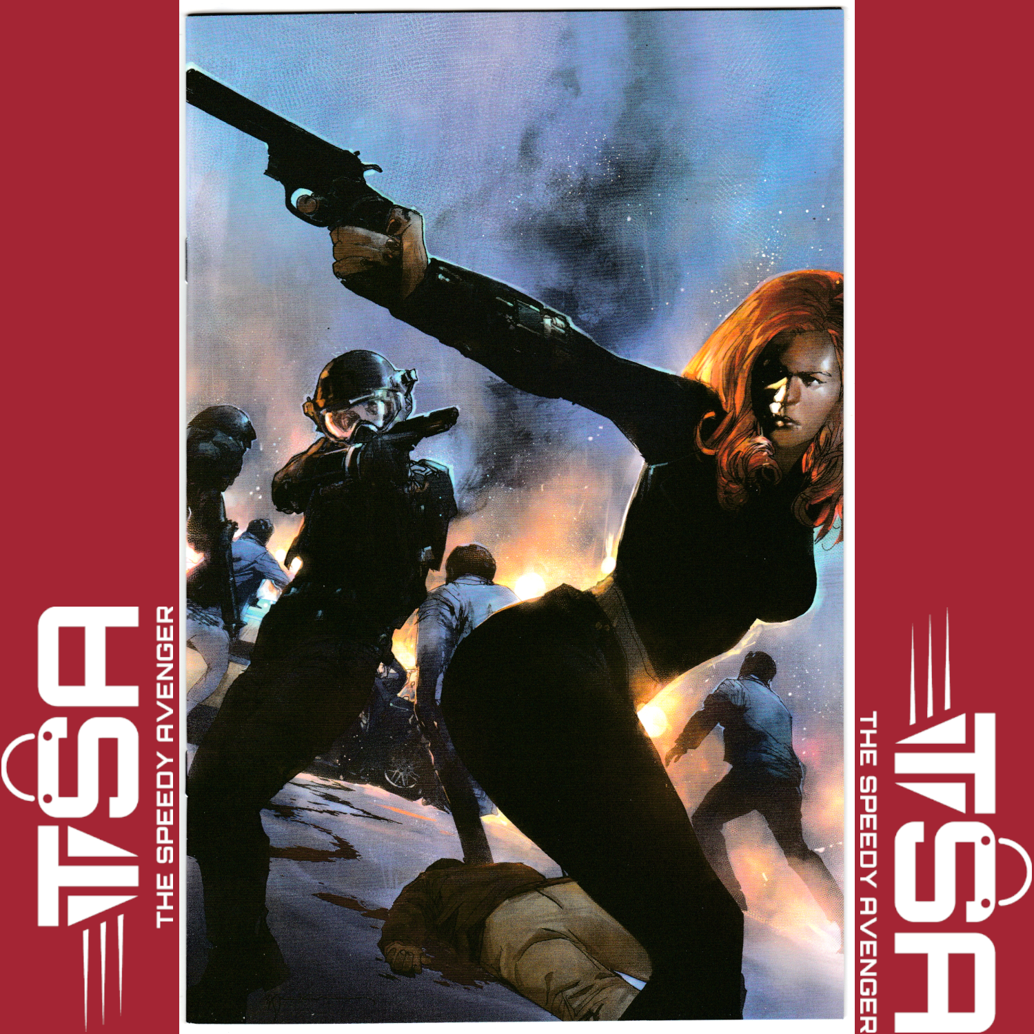 HEAT SEEKER A GUN HONEY SERIES #1 Bill Sienkiewicz 1:10 Virgin Incentive Ratio