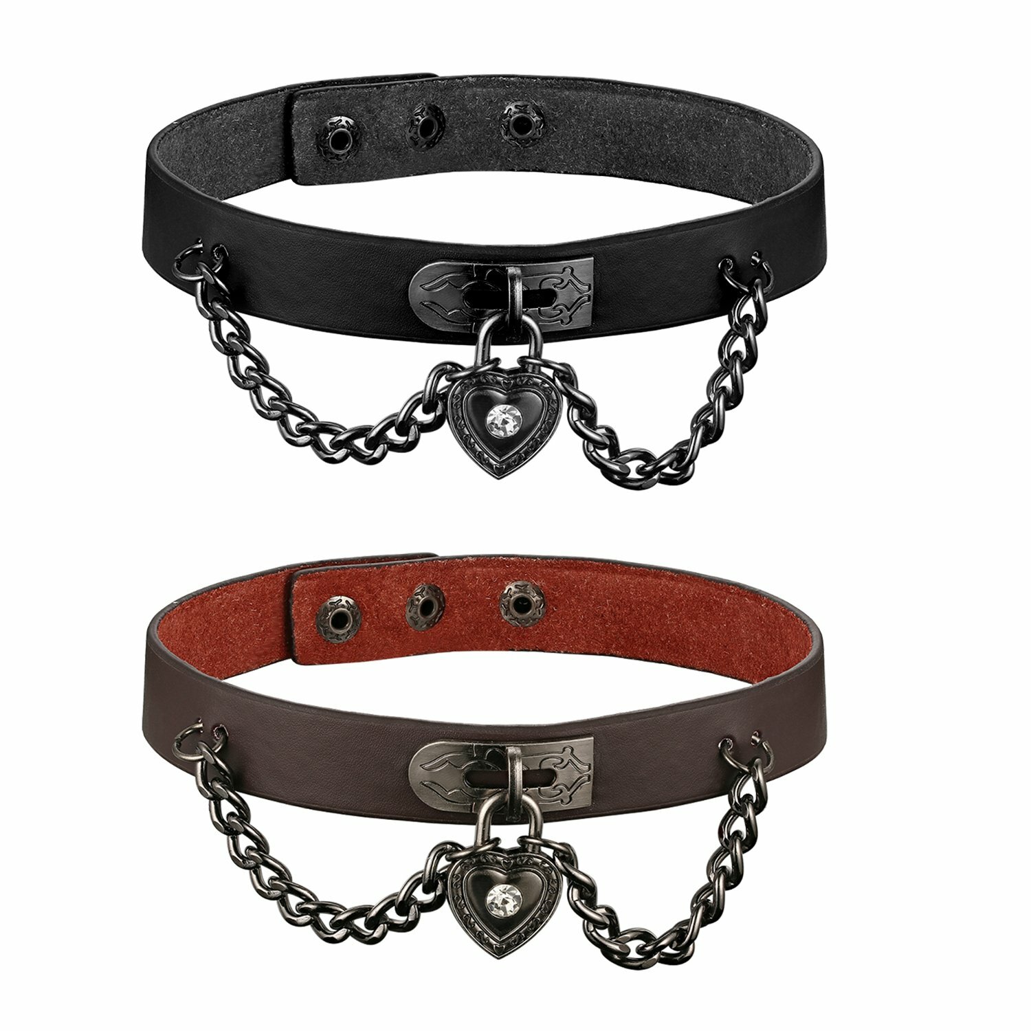ネックレス・ペンダント LOVE ME MONSTER LMM Classic Heart Leather Choker チョーカー LOVE ME MONSTER(ラブミーモンスター) ネックレス