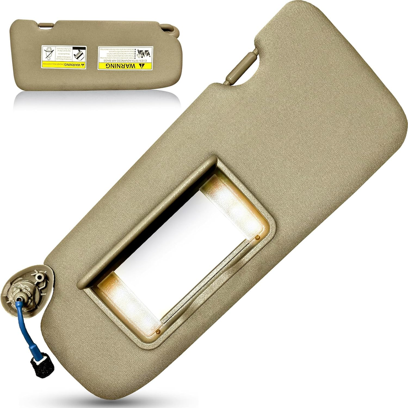 Beige Left Driver Side Sun Visor for Honda CRV 2017 2018 2019 2020 2021 2022