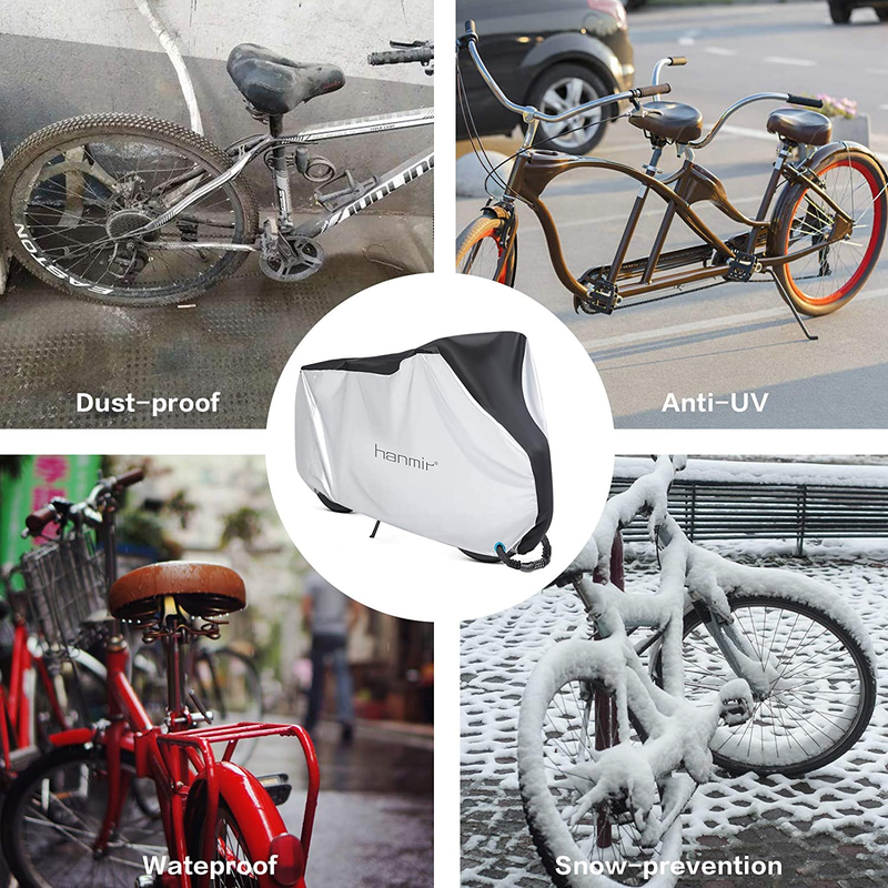 Bike Cover,Waterproof Outdoor Bicycle Cover Anti Dust Rain Snow UV, Bike Rain Co