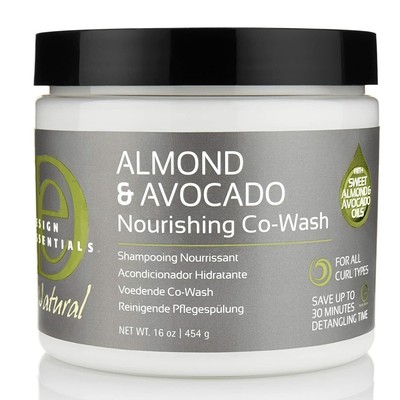 Design Essentials Natural Almond & Avocado Nourishing Co-wash 16 Oz