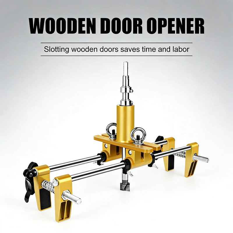 Wooden Door Installation Lock Hole Opener Multifunctional Room Door Opener Woode