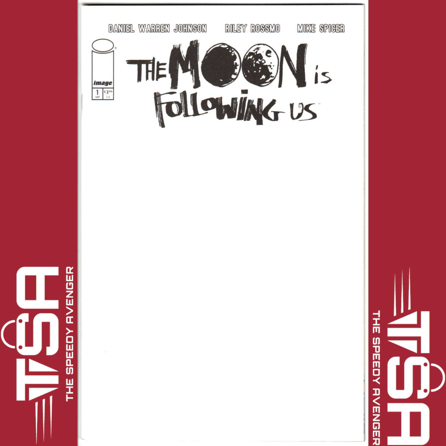 THE MOON IS FOLLOWING US #1 Blank Sketch Variant 2024 Image Comics First Issue