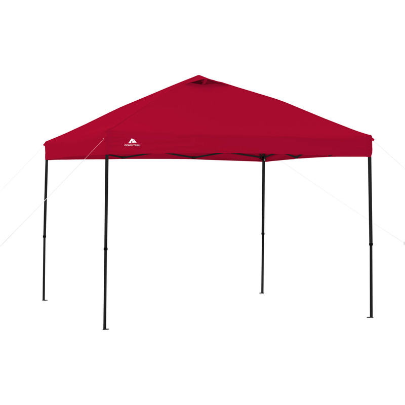 Tent Shade Red 10' X 10' Camping Garden Backyard Uv Protection