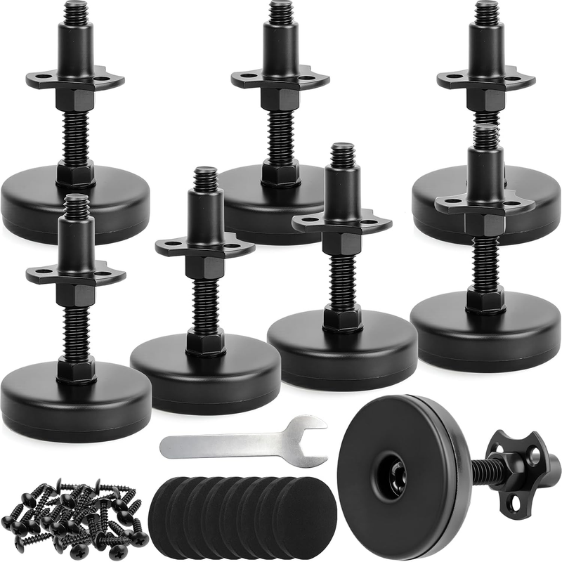 Leveling Feet 3/8"-16 Thread for Table Chair Cabinet Sofa Workbench 3360Lbs 8