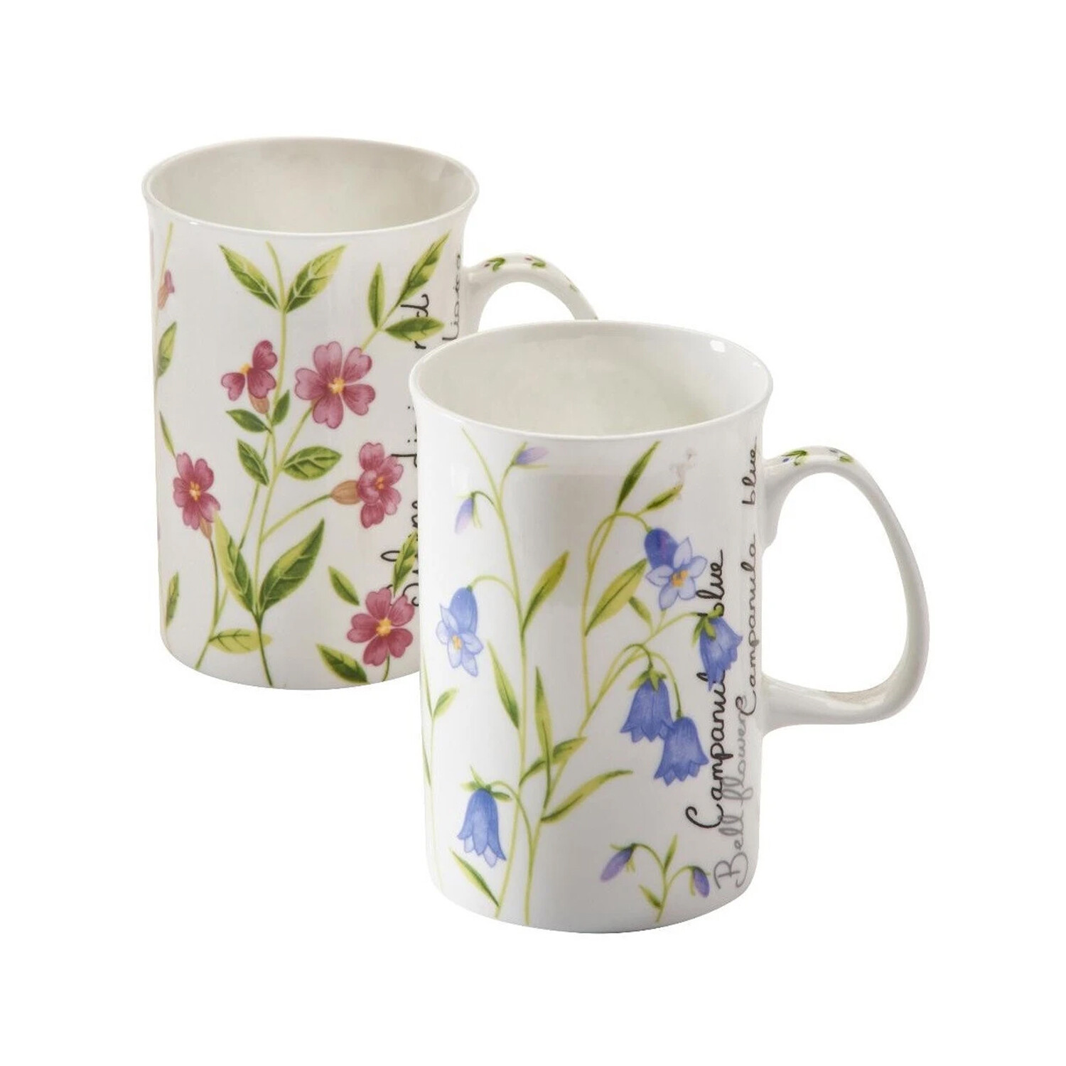 Price & Kensington Assorted Botanical Bone China Mug Single Tea Coffee