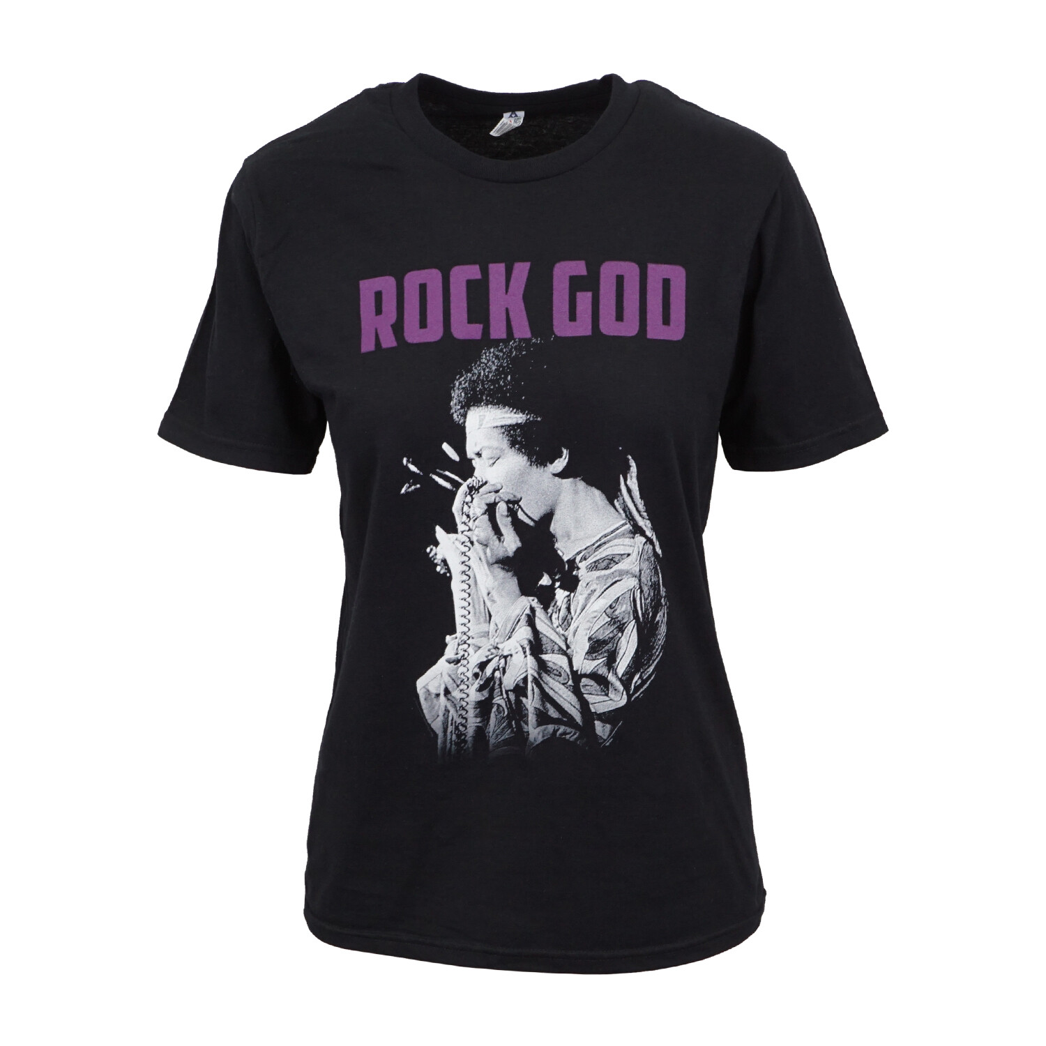 

ЖЕНСКАЯ ФУТБОЛКА JIMI HENDRIX ROCK GOD, Black