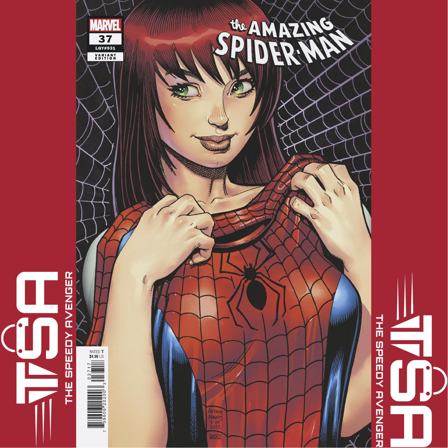 AMAZING SPIDER-MAN #37 (Vol 6) Arthur Adams 1:25 Incentive Ratio Variant Marvel