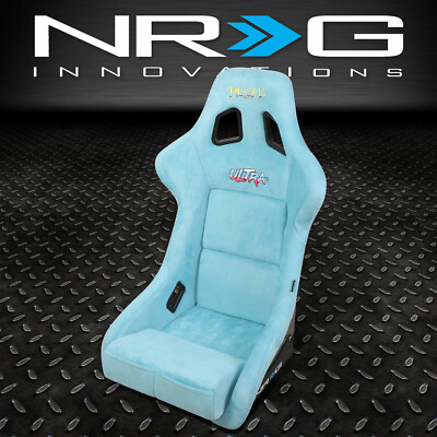 КОВШЕОБРАЗНОЕ ГОНОЧНОЕ СИДЕНЬЕ NRG FRP-302TEAL-ULTRA ULTRA PRISMA TEAL ИЗ АЛЬКАНТАРЫ С ФИКСИРОВАННОЙ СПИНКОЙ