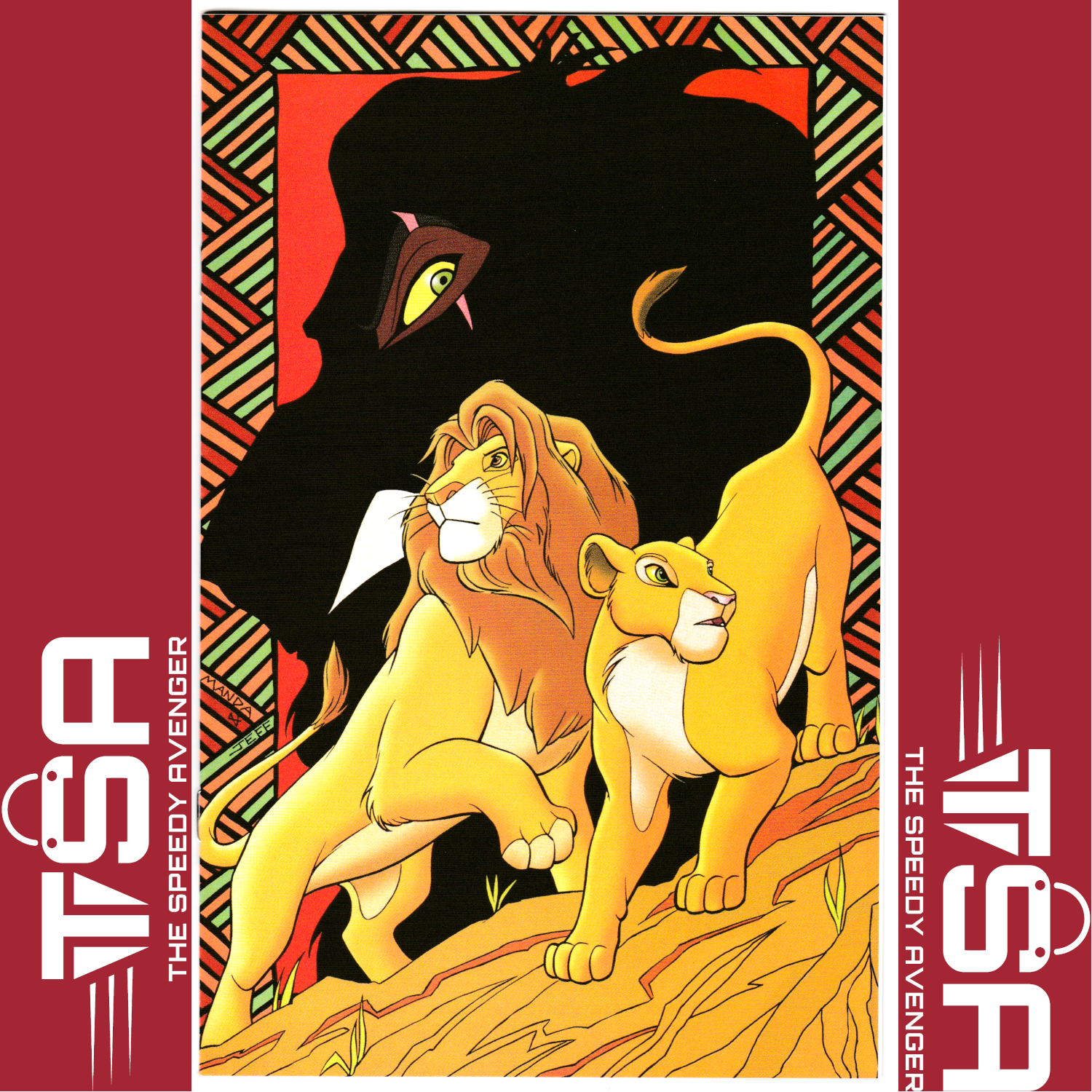 DISNEY VILLAINS SCAR #1 Amanda Conner Modern Icon Incentive Virgin 1:25 Ratio