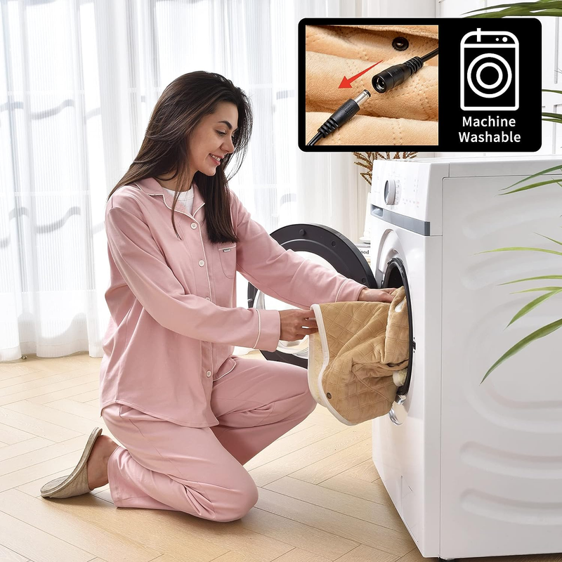 Mywarm Electric Blanket, Outdoor Heated Blanket. Sherpa Blanket