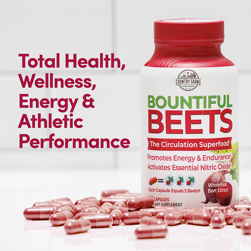 COUNTRY FARMS Bountiful Beets Root Capsules 180ct 2-Pack