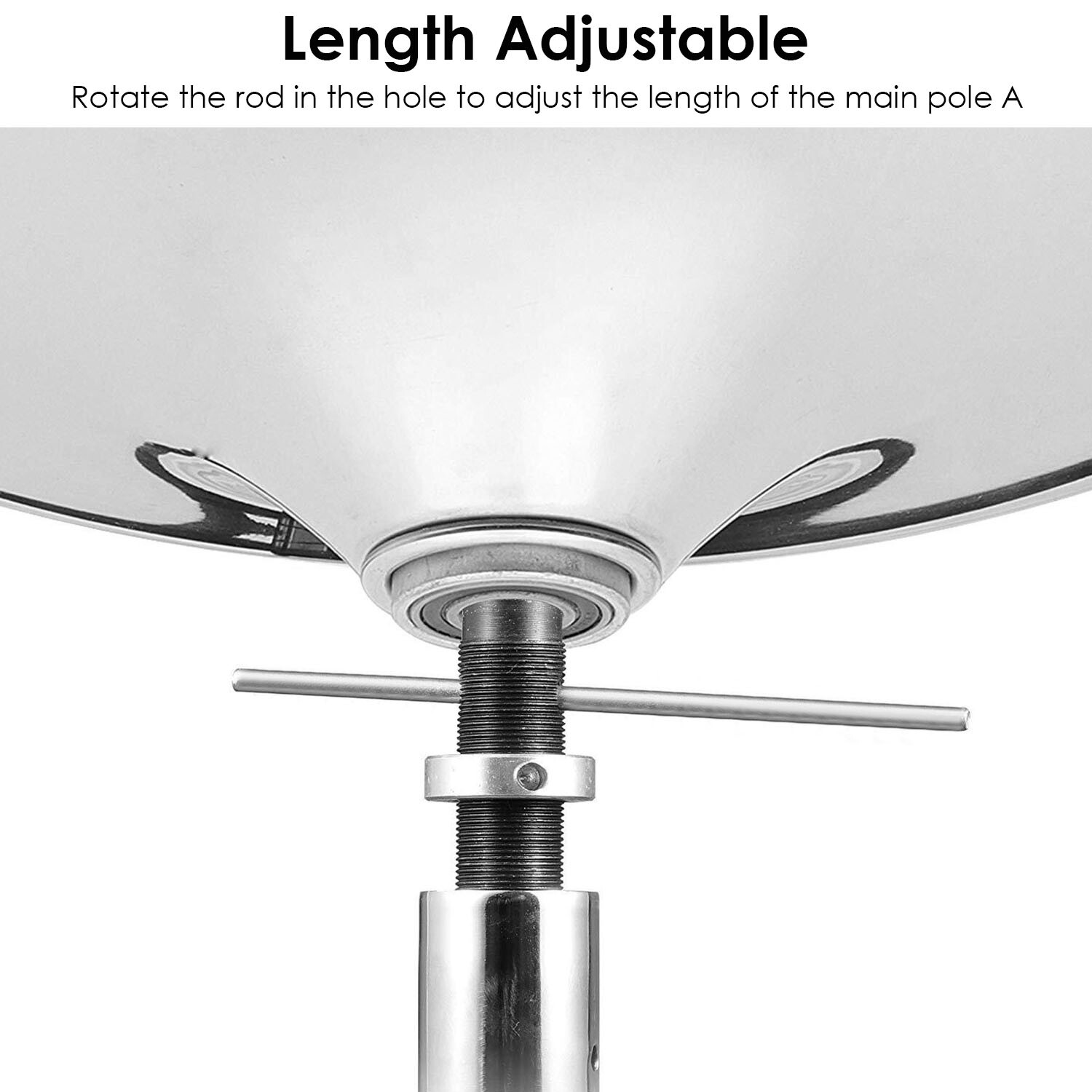 9FT Professional Spinning Dancing Pole 45mm Stripper Dance Pole for Home Fitness