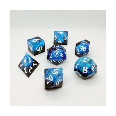 Chronicle Cards Dice Poly Set Depths (7) New