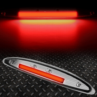 [ПОЛНЫЙ СВЕТОДИОД] ДЛЯ 97-02 FORD EXPEDITION 3-Й ЗАДНИЙ СТОП-СИГНАЛ ЗАДНИЙ СТОП-СИГНАЛ ХРОМИРОВАННЫЙ