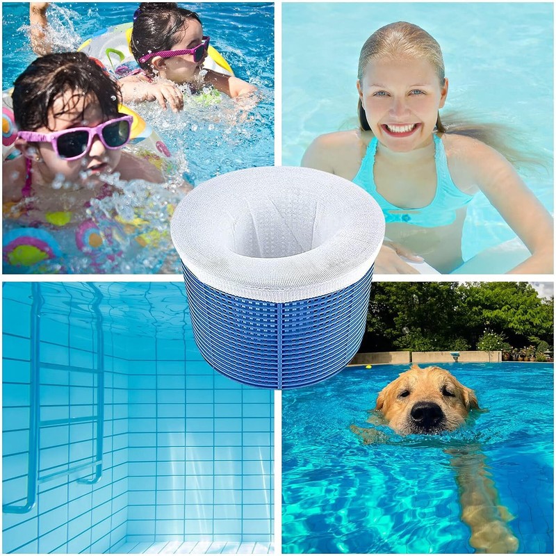 30 Packs Pool Skimmer Filter Socks for Outdoor - Filter Replacement Savers