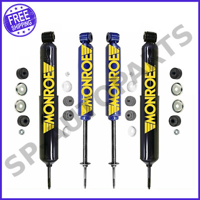 NEW Front & Rear Shock Absorbers Monroe Matic Plus Set For Ford F100 F350 RWD