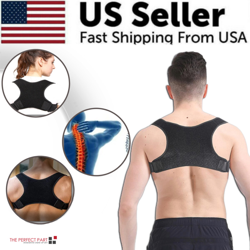 Adjustable Posture Corrector Back Shoulder Support Correct Brace Belt Men Women