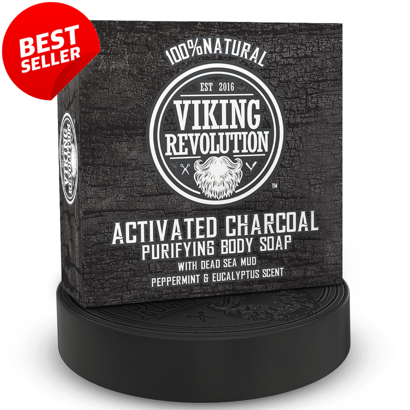 Activated Charcoal Soap Dead Sea Mud Face Body Cleanser 6 Oz Peppermint - US