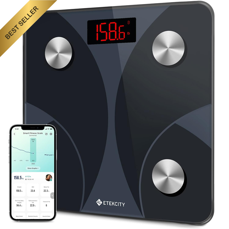 Scale for Body Weight and Fat Percentage, FSA&HSA Eligible, Smart Digital LED Ba