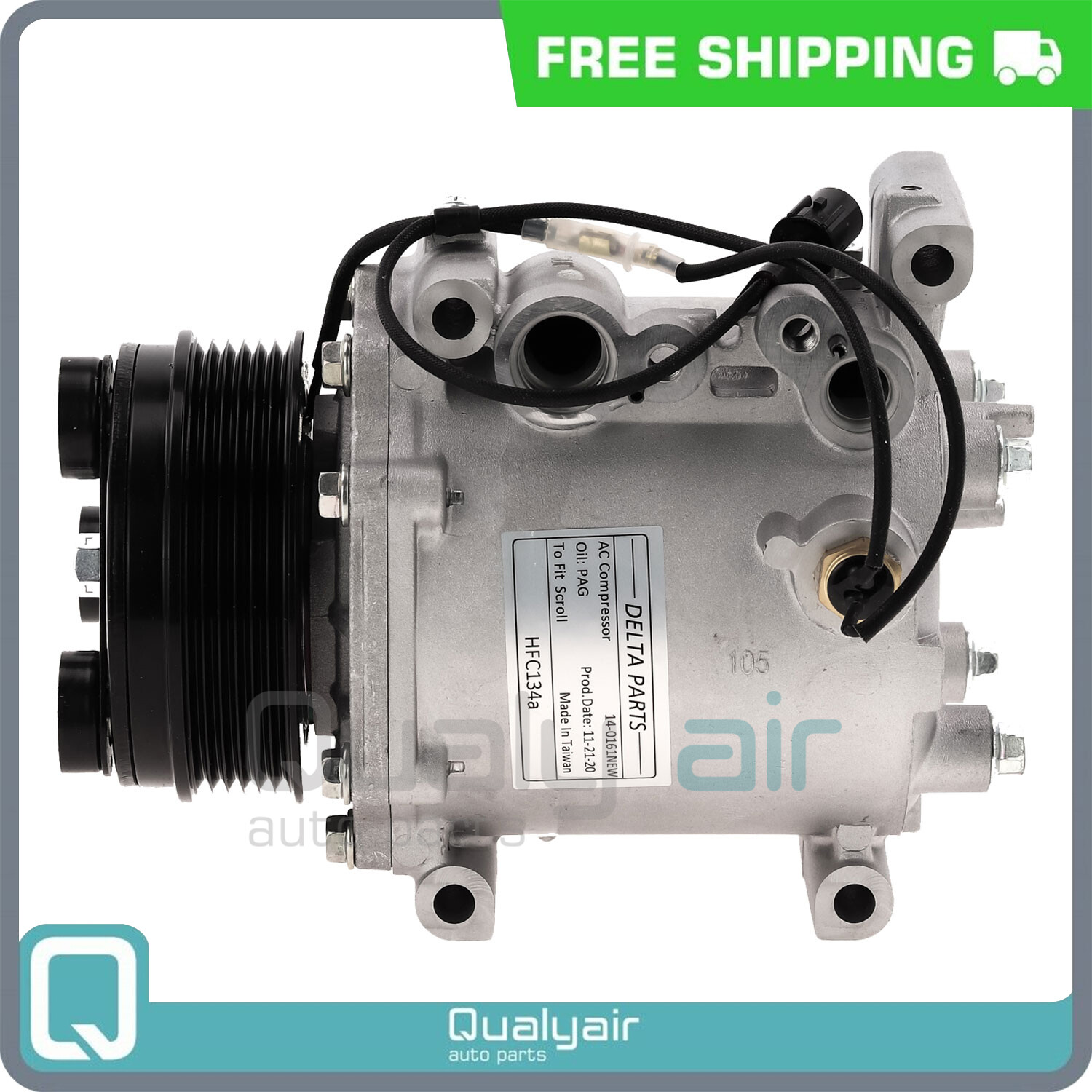 AC Compressor MSC105CA fits Mitsubishi Lancer, Outlander QR