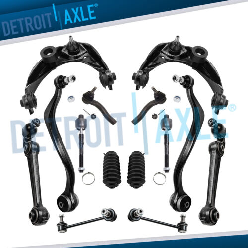 14pc Front Upper Lower Control Arm Sway Bar for 2007 2008 Ford Fusion Lincoln 