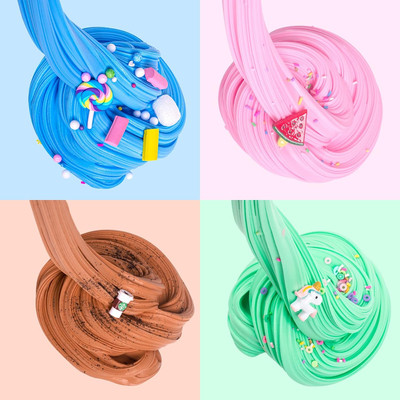 Butter Slime Kit 5 Pack, Scented Candy Christmas Slime Party Favors for Girls...