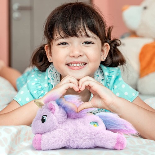 2 Pack 7" Unicorn Stuffed Animals Set Plushies Plush Toys Kids Christmas Gifts