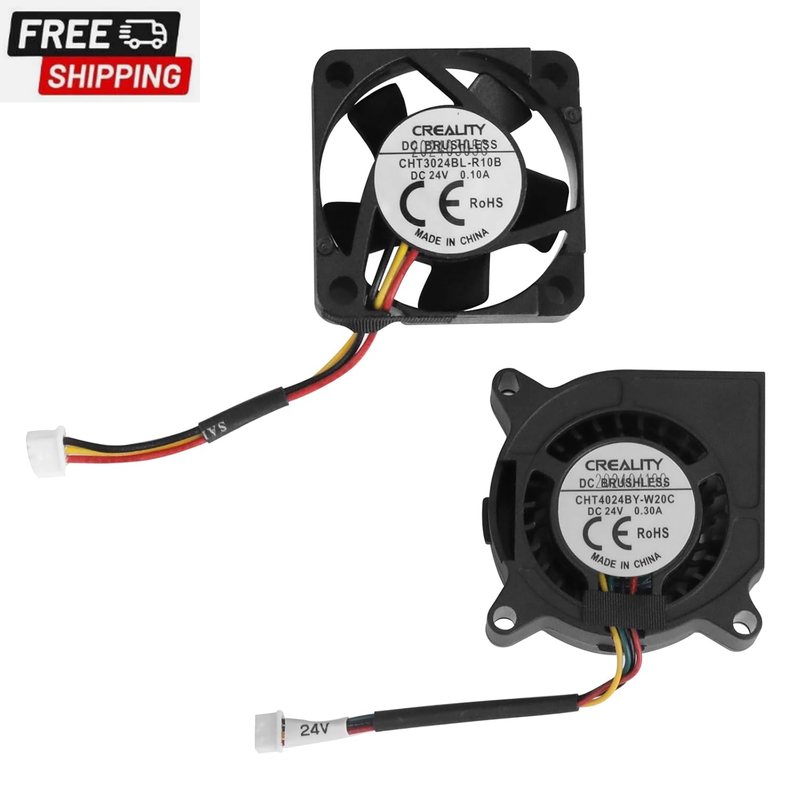 Creality Official K1C/K1 MAX Fans, 4020 Blower Fan DC 24V