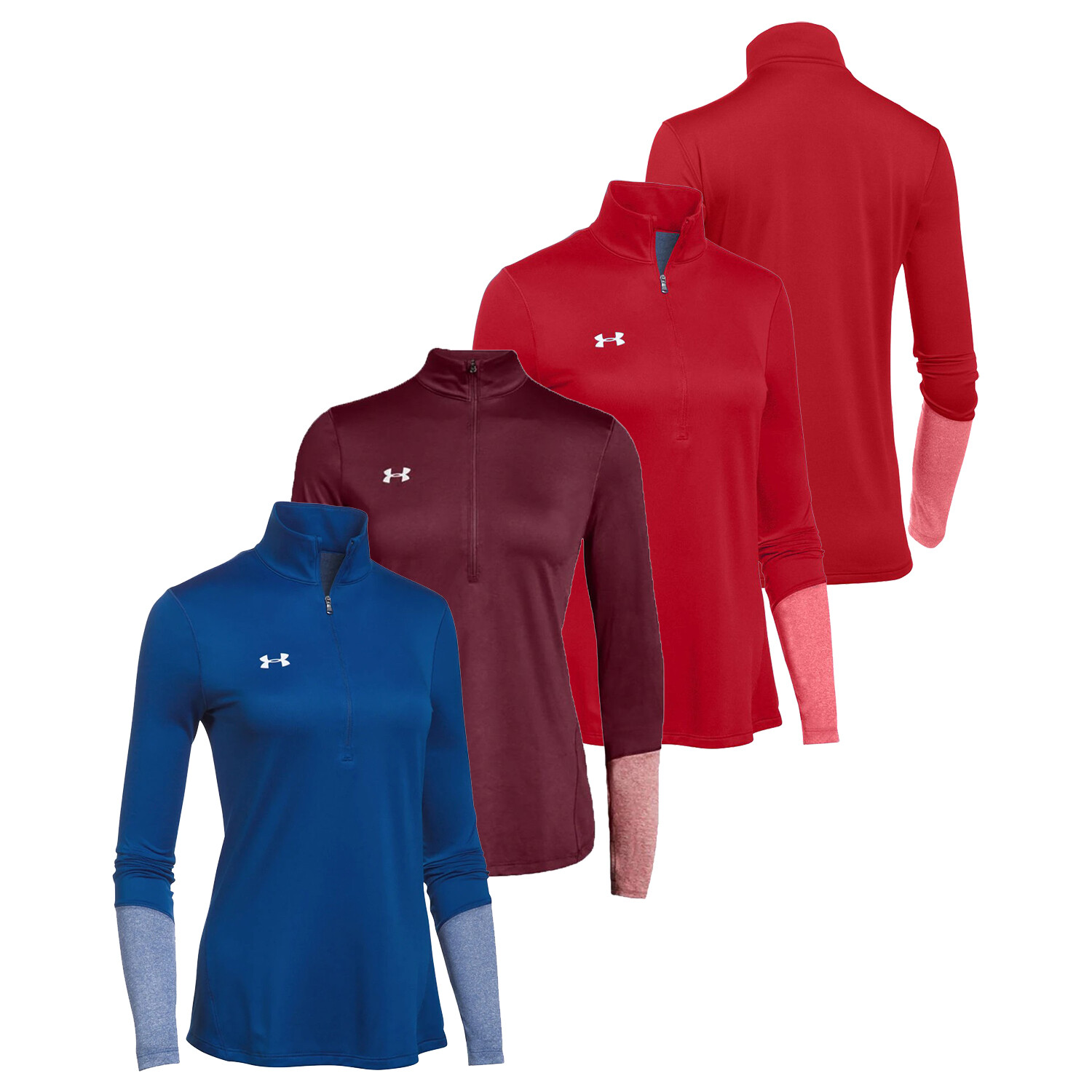 

Женская футболка Under Armour Locker с половиной молнии, спортивный топ с длинными рукавами, НОВИНКА, Locker Half Zip
