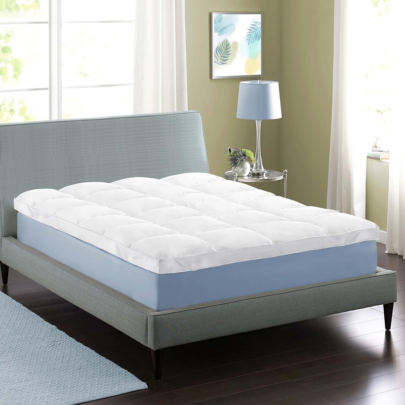 Mattress Topper, down Alternative, 2 Inch Deep Sized Bed Pillow Top, Comfort Pad