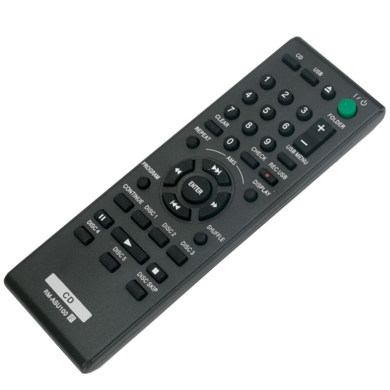 New Rm-asu100 Replace Remote Control For Sony Disc Player Cdp-ce500 Cdpce500
