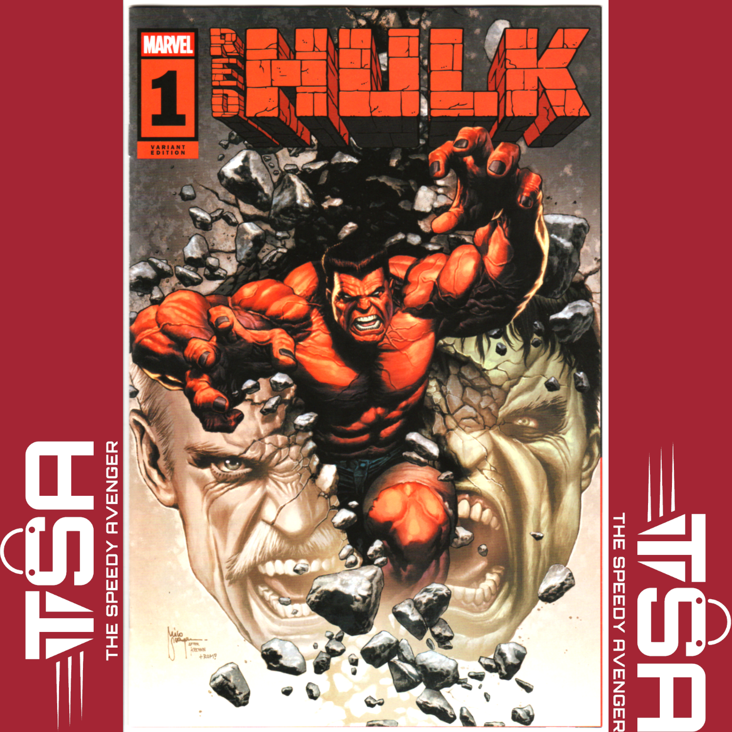 RED HULK #1 Mico Suayan Exclusive Trade Variant 2025 Limited 3000 Marvel Comics