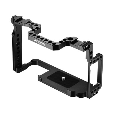 Andoer Video Camera Cage for Canon 5DS 5DR 5D Mark IV/III/II Cameras Black V6D9