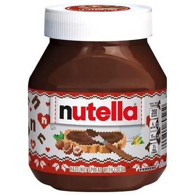 Nutella Hazelnut Spread With Cocoa For Breakfast, 26.5 Oz Jar Baking & Dessert